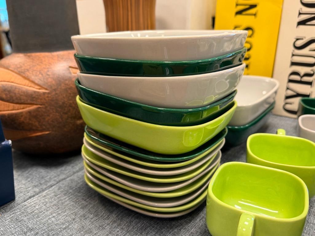 VINTAGE FRANCISCAN WARE TEMPO EARTHENWARE CHINA SPROUT COLORS CIRCA 1950'S - 19