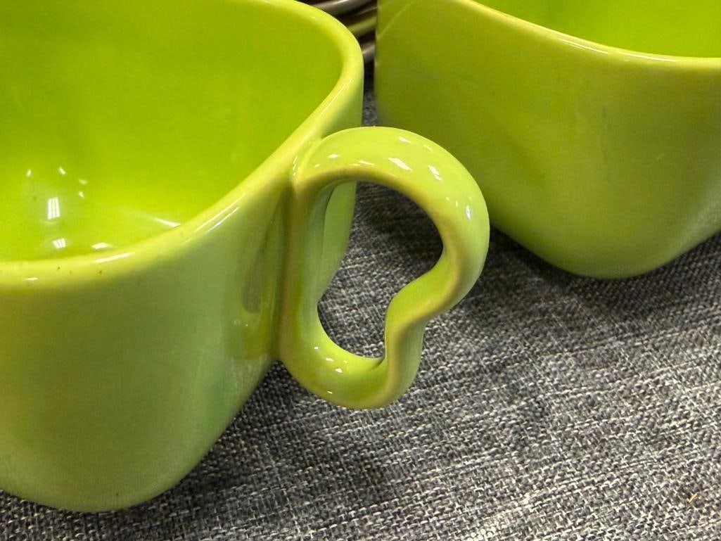 VINTAGE FRANCISCAN WARE TEMPO EARTHENWARE CHINA SPROUT COLORS CIRCA 1950'S - 5