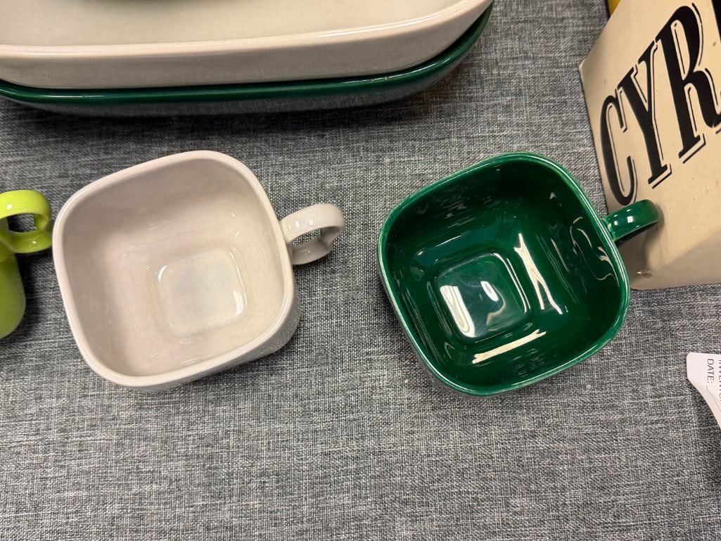 VINTAGE FRANCISCAN WARE TEMPO EARTHENWARE CHINA SPROUT COLORS CIRCA 1950'S - 8
