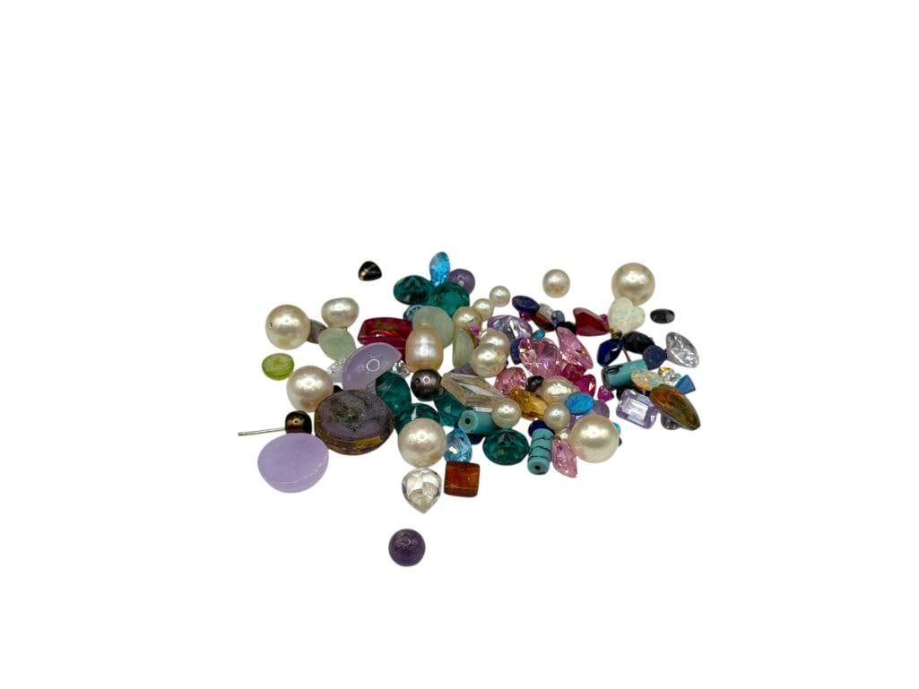 APPROX. 160CTS OF ASSORTED GEMSTONES AND SIMULATED GEMSTONES (1 of 6)