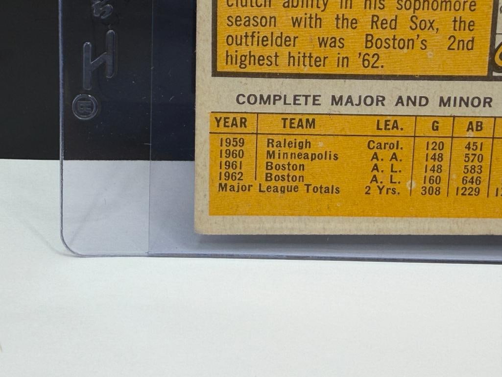 1963 TOPPS #115 CARL YASTRZEMSKI BASEBALL CARD - 10