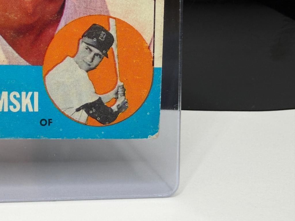 1963 TOPPS #115 CARL YASTRZEMSKI BASEBALL CARD - 5