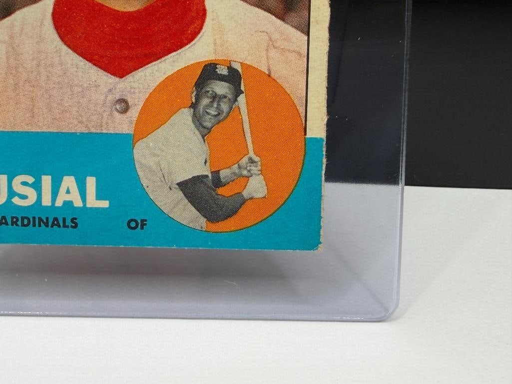 1963 TOPPS #250 STAN MUSIAL BASEBALL CARD - 5
