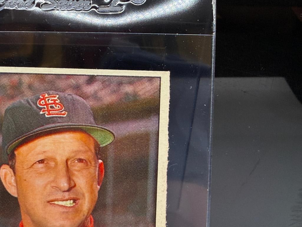 1963 TOPPS #250 STAN MUSIAL BASEBALL CARD - 6