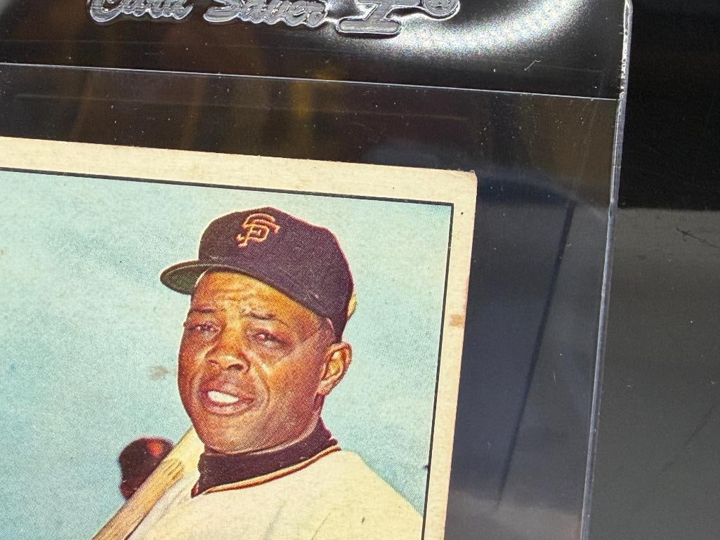 1963 TOPPS #300 WILLIE MAYS BASEBALL CARD - 6