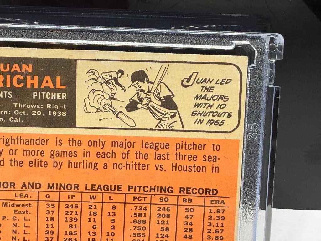 AUTOGRAPHED 1966 TOPPS #420 JUAN MARICHAL BASEBALL CARD - 12