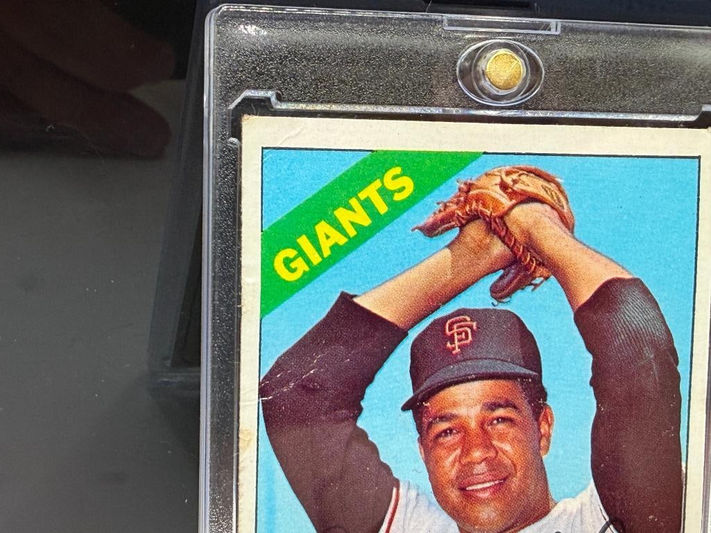 AUTOGRAPHED 1966 TOPPS #420 JUAN MARICHAL BASEBALL CARD - 6