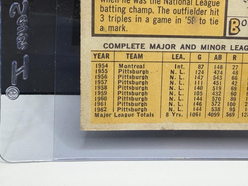1963 TOPPS #540 BOB CLEMENTE BASEBALL CARD - 10
