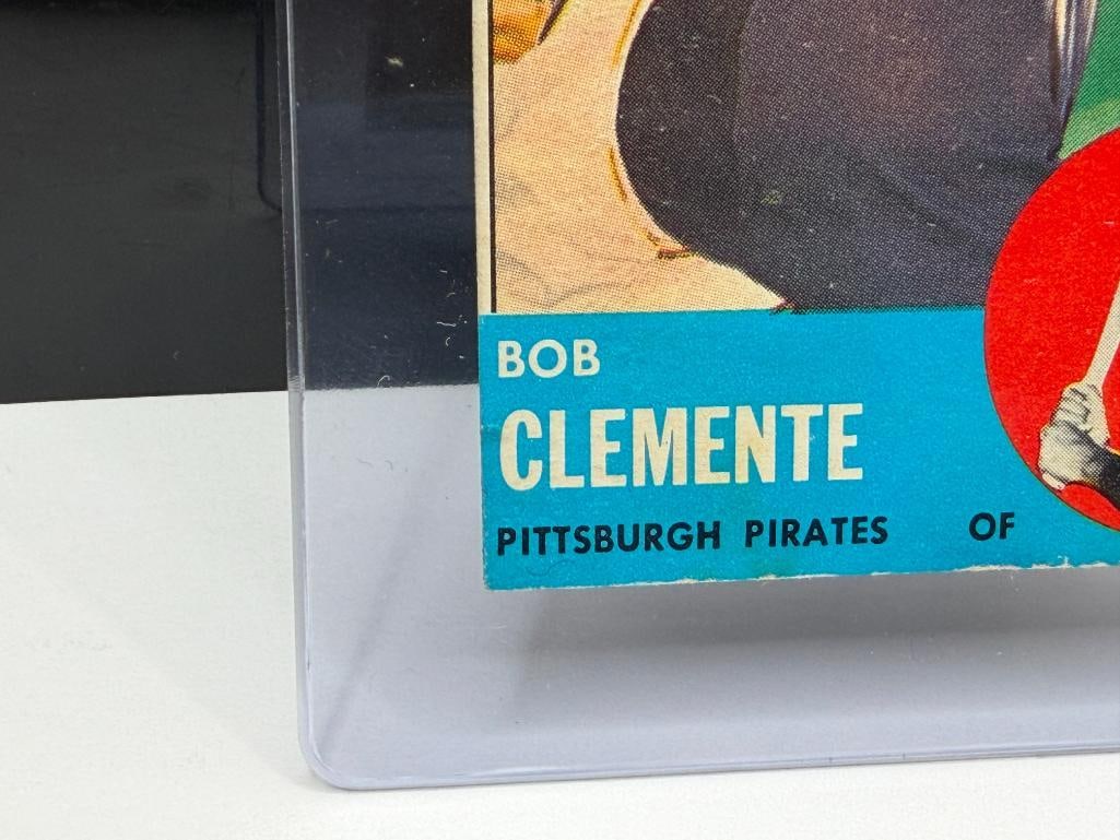 1963 TOPPS #540 BOB CLEMENTE BASEBALL CARD - 4
