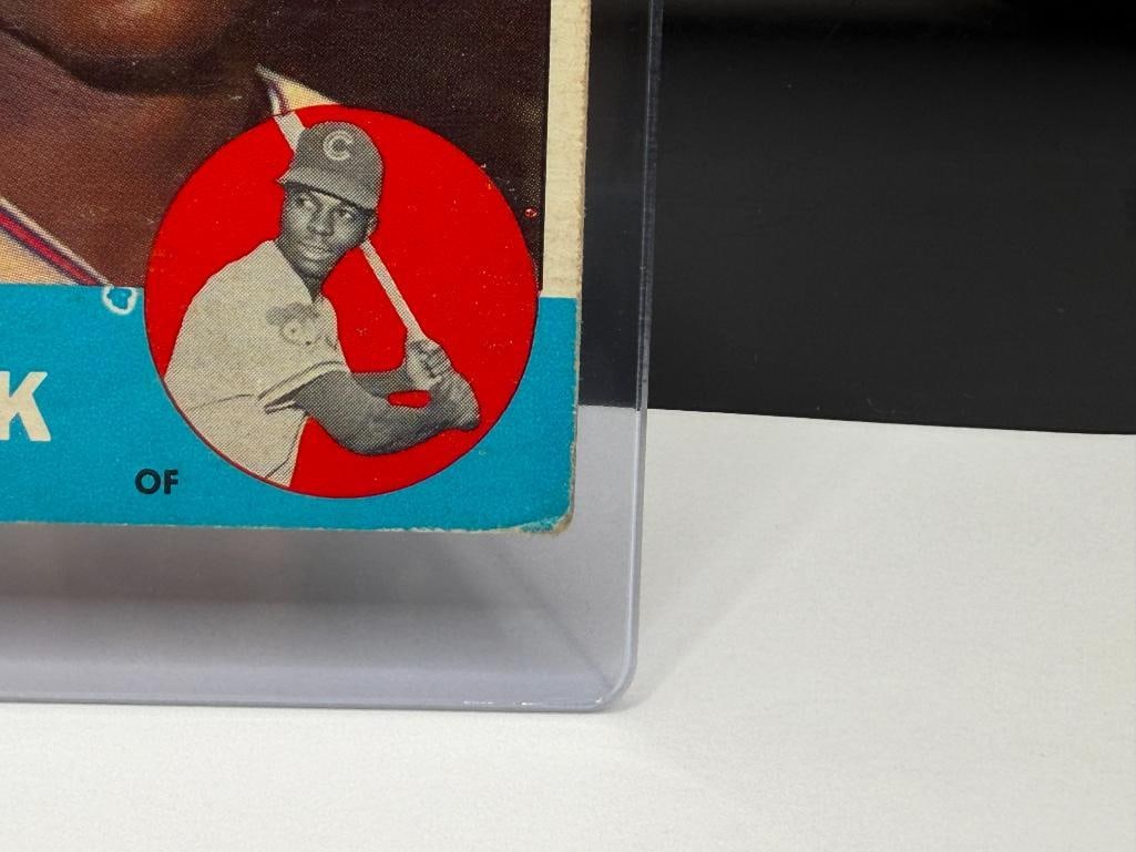 1963 TOPPS #472 LOU BROCK BASEBALL CARD - 5