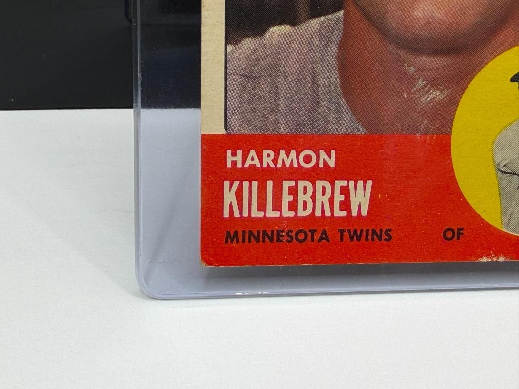 1963 TOPPS #500 HARMON KILLEBREW BASEBALL CARD - 4