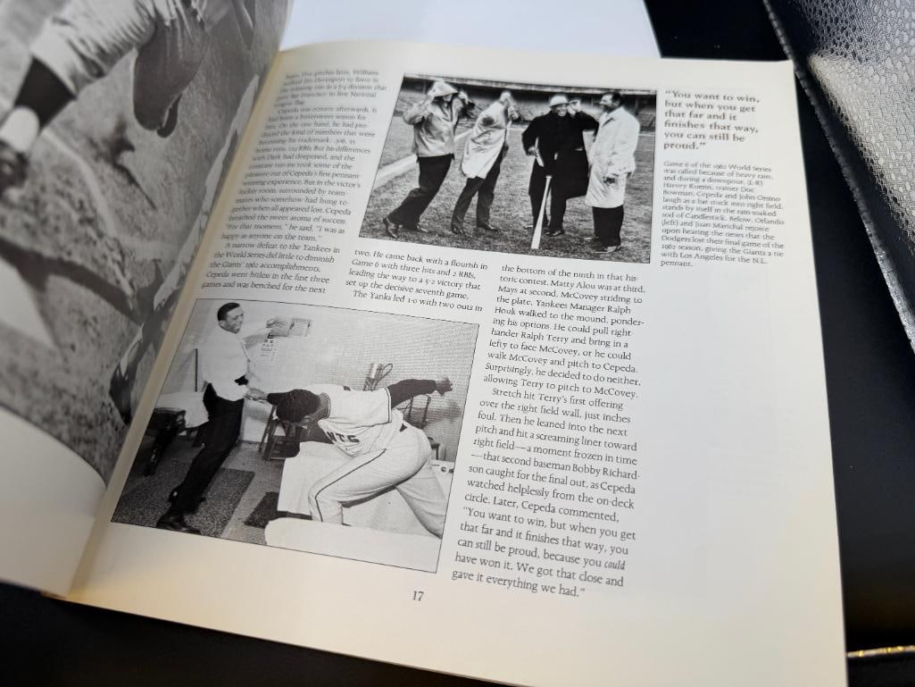 AUTOGRAPHED ORLANDO CEPEDA " ORLANDO CEPEDA THE BABY BULL " BOOK - 5
