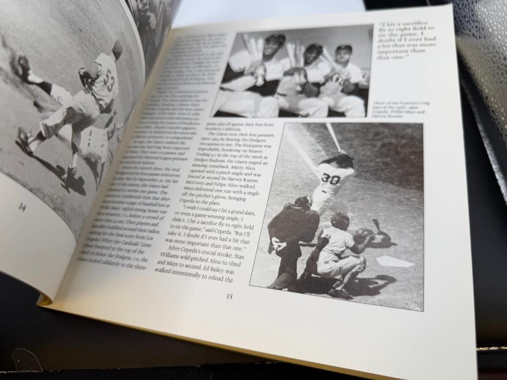 AUTOGRAPHED ORLANDO CEPEDA " ORLANDO CEPEDA THE BABY BULL " BOOK - 6