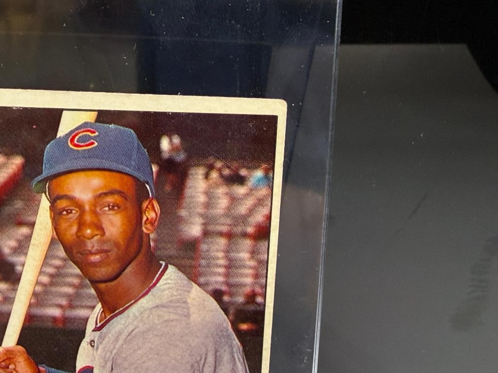1963 TOPPS #380 ERNIE BANKS BASEBALL CARD - 6