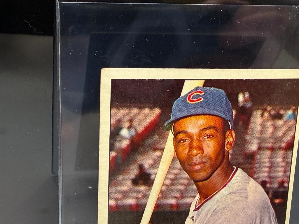 1963 TOPPS #380 ERNIE BANKS BASEBALL CARD - 7