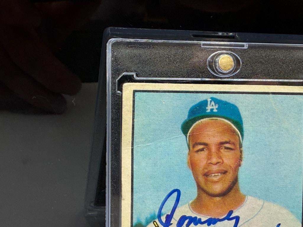 AUTOGRAPHED 1961 TOPPS #168 TOMMY DAVIS ALL-STAR ROOKIE BASEBALL CARD - 7