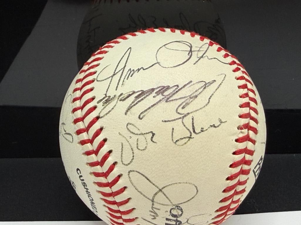 AUTOGRAPHED BASEBALL FEATURINGS HALL OF FAMERS ORLANDO CEPEDA, MAURY WILLS, AND MORE - 6