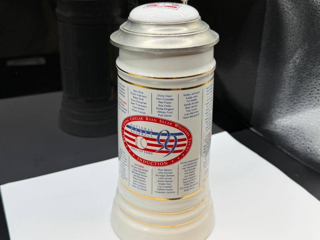 1999 C.U.I. INC. BASEBALL HALL OF FAME LIMITED EDITION STEIN - 2