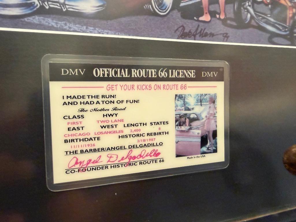 1997 A&W ROOTBEER ILLUSTRATED ROUTE 66 ADVERTISEMENT POSTER BY ALLEN - 13