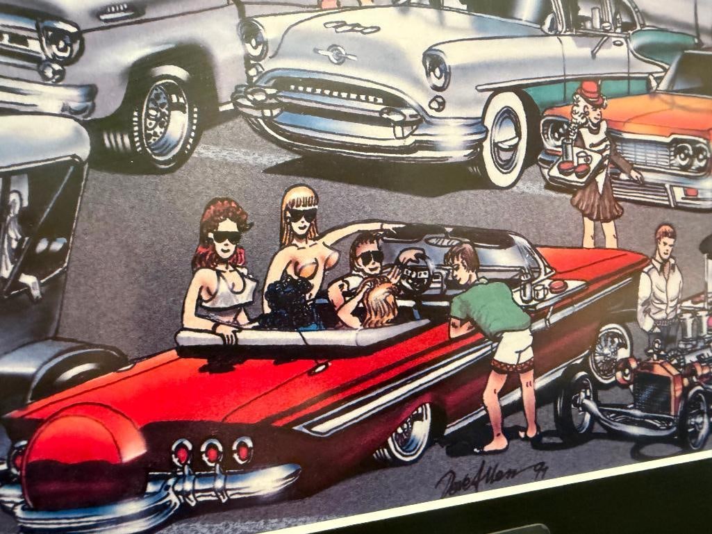 1997 A&W ROOTBEER ILLUSTRATED ROUTE 66 ADVERTISEMENT POSTER BY ALLEN - 14