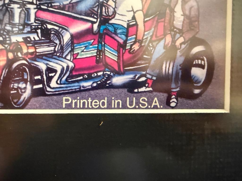 1997 A&W ROOTBEER ILLUSTRATED ROUTE 66 ADVERTISEMENT POSTER BY ALLEN - 16