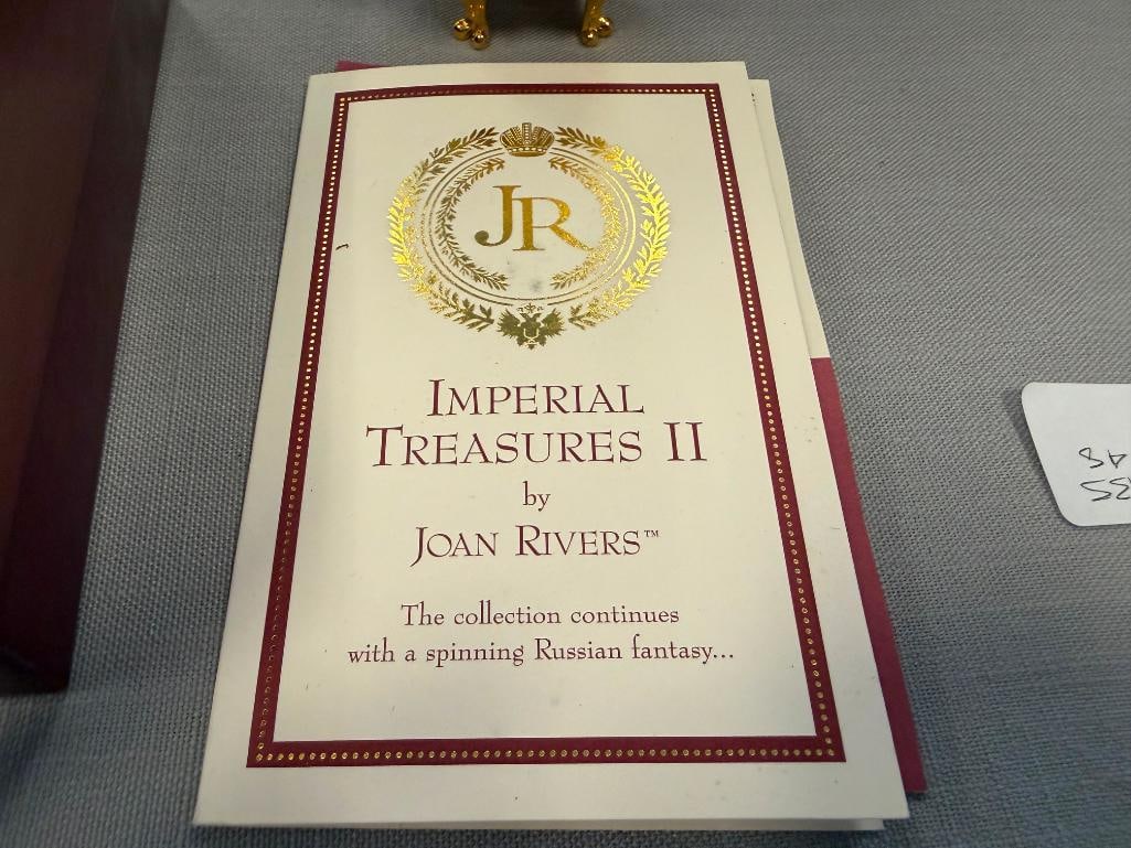 JOAN RIVERS IMPERIAL TREASURES II THE MUSICAL PALACE EGG INSPIRED BY RUSSIAN EASTER EGGS - 3