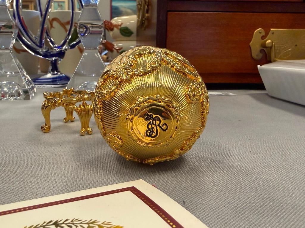 JOAN RIVERS IMPERIAL TREASURES II THE MUSICAL PALACE EGG INSPIRED BY RUSSIAN EASTER EGGS - 9