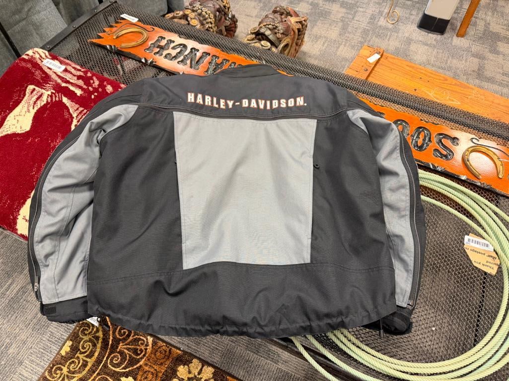 MEN'S HARLEY DAVIDSON MOTORCYCLE CONVERTIBLE 2-IN-1 SWITCHBACK RIDING JACKET - 10