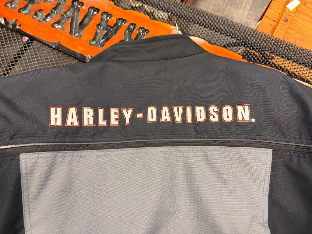 MEN'S HARLEY DAVIDSON MOTORCYCLE CONVERTIBLE 2-IN-1 SWITCHBACK RIDING JACKET - 11
