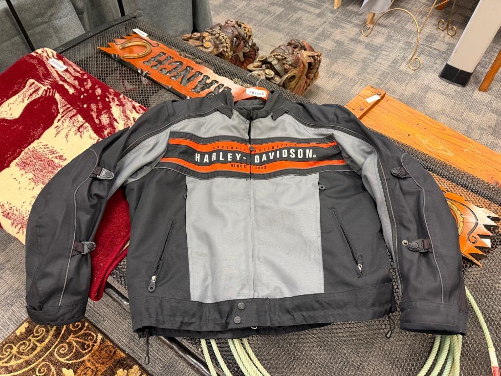 MEN'S HARLEY DAVIDSON MOTORCYCLE CONVERTIBLE 2-IN-1 SWITCHBACK RIDING JACKET - 2
