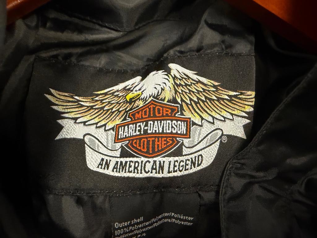 MEN'S HARLEY DAVIDSON MOTORCYCLE CONVERTIBLE 2-IN-1 SWITCHBACK RIDING JACKET - 7
