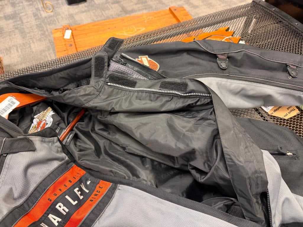 MEN'S HARLEY DAVIDSON MOTORCYCLE CONVERTIBLE 2-IN-1 SWITCHBACK RIDING JACKET - 8