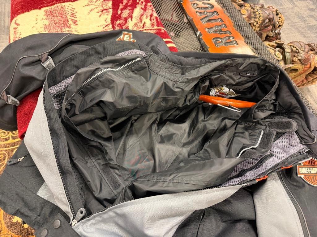 MEN'S HARLEY DAVIDSON MOTORCYCLE CONVERTIBLE 2-IN-1 SWITCHBACK RIDING JACKET - 9
