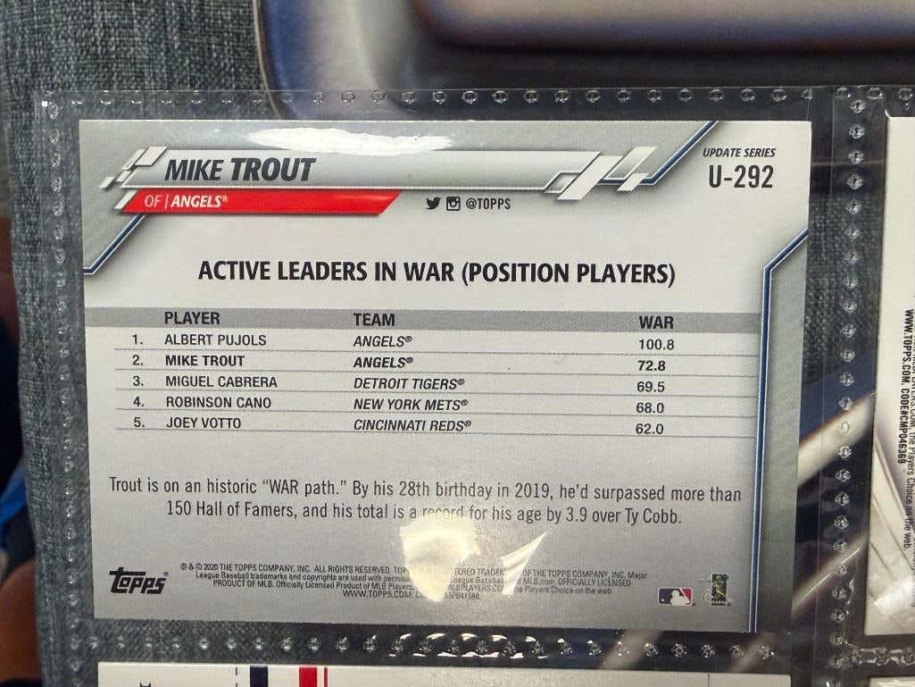 2003-2025 BASEBALL FUTURE HALL OF FAMERS MIKE TROUT, ALBERT PUJOLS, BARTOLO COLON, JOSE ALTUV - 11
