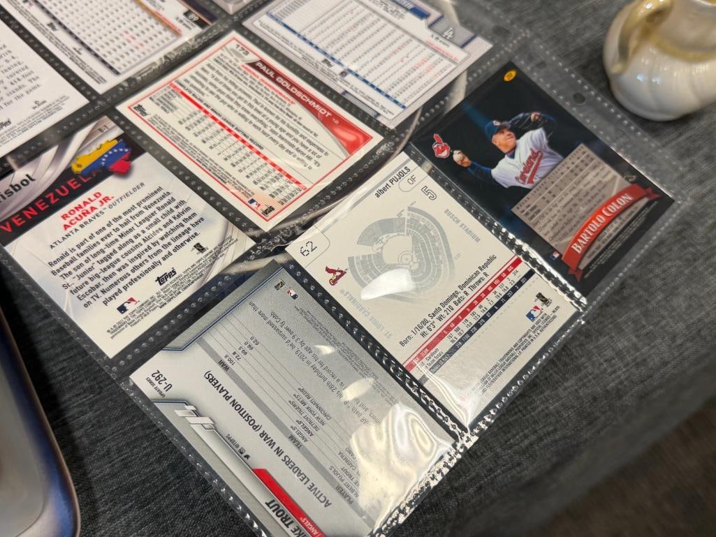 2003-2025 BASEBALL FUTURE HALL OF FAMERS MIKE TROUT, ALBERT PUJOLS, BARTOLO COLON, JOSE ALTUV - 9