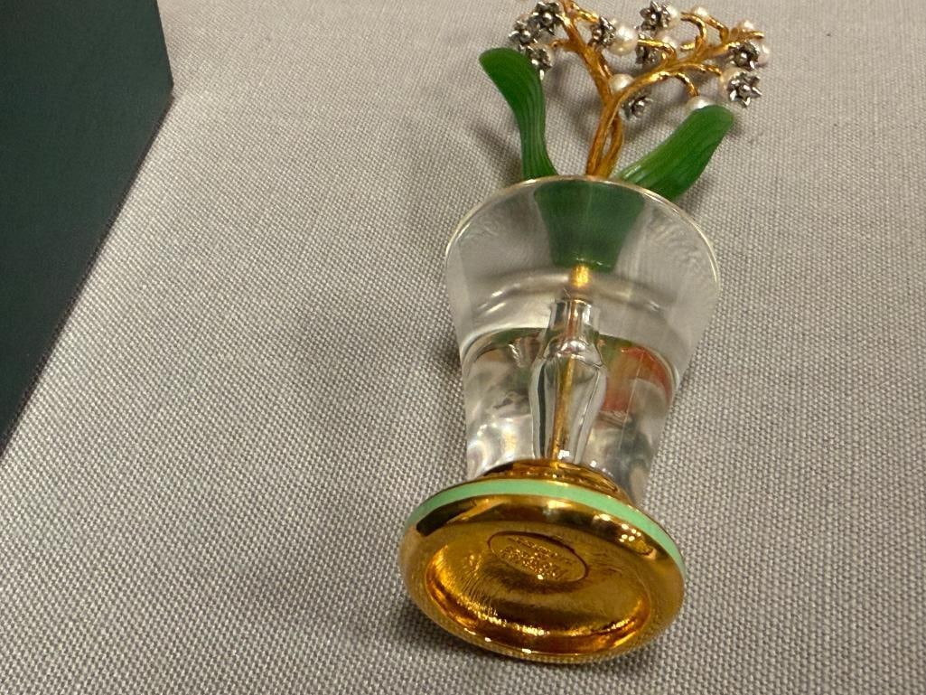 JOAN RIVERS IMPERIAL FLOWERS LILY OF THE VALLEY RUSSIAN INSPIRED FLORAL ARRANGEMENT - 5