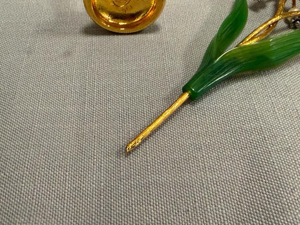 JOAN RIVERS IMPERIAL FLOWERS LILY OF THE VALLEY RUSSIAN INSPIRED FLORAL ARRANGEMENT - 6
