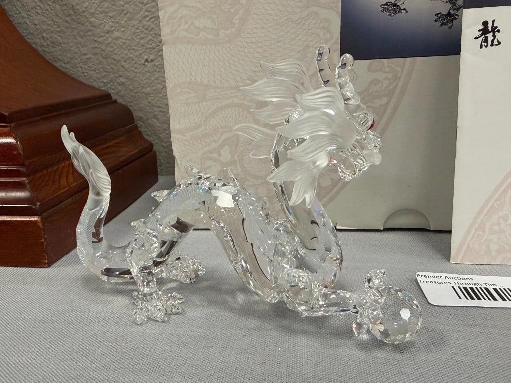 SWAROVSKI CRYSTAL SCS ANNUAL EDITION THE DRAGON FROM FABULOUS CREATURES TRILOGY 1997 - 5