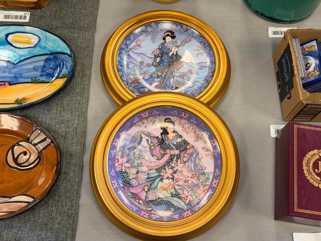ROYAL DOULTON THE FRANKLIN HEIRLOOM PORCELAIN BONE CHINA PLATES DESIGNED BY MARTY NOLLE - 2