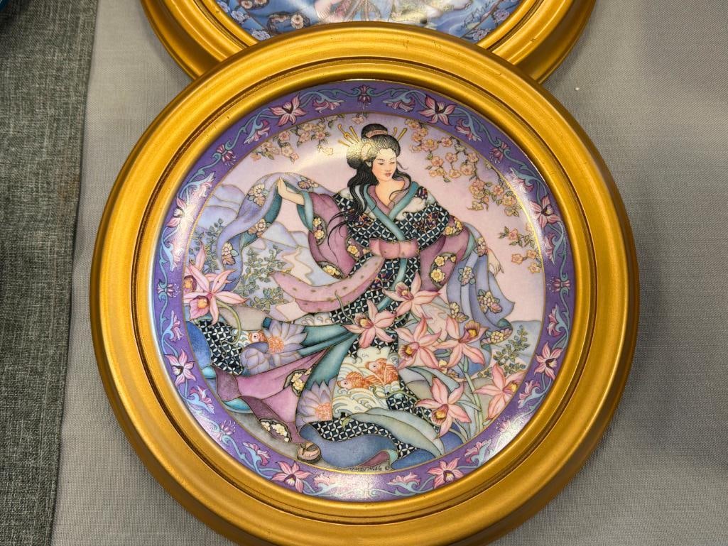 ROYAL DOULTON THE FRANKLIN HEIRLOOM PORCELAIN BONE CHINA PLATES DESIGNED BY MARTY NOLLE - 3