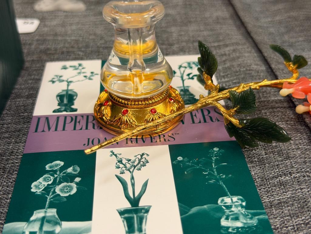 JOAN RIVERS IMPERIAL FLOWERS BLEEDING HEARTS RUSSIAN INSPIRED FLORAL ARRANGEMENT - 6