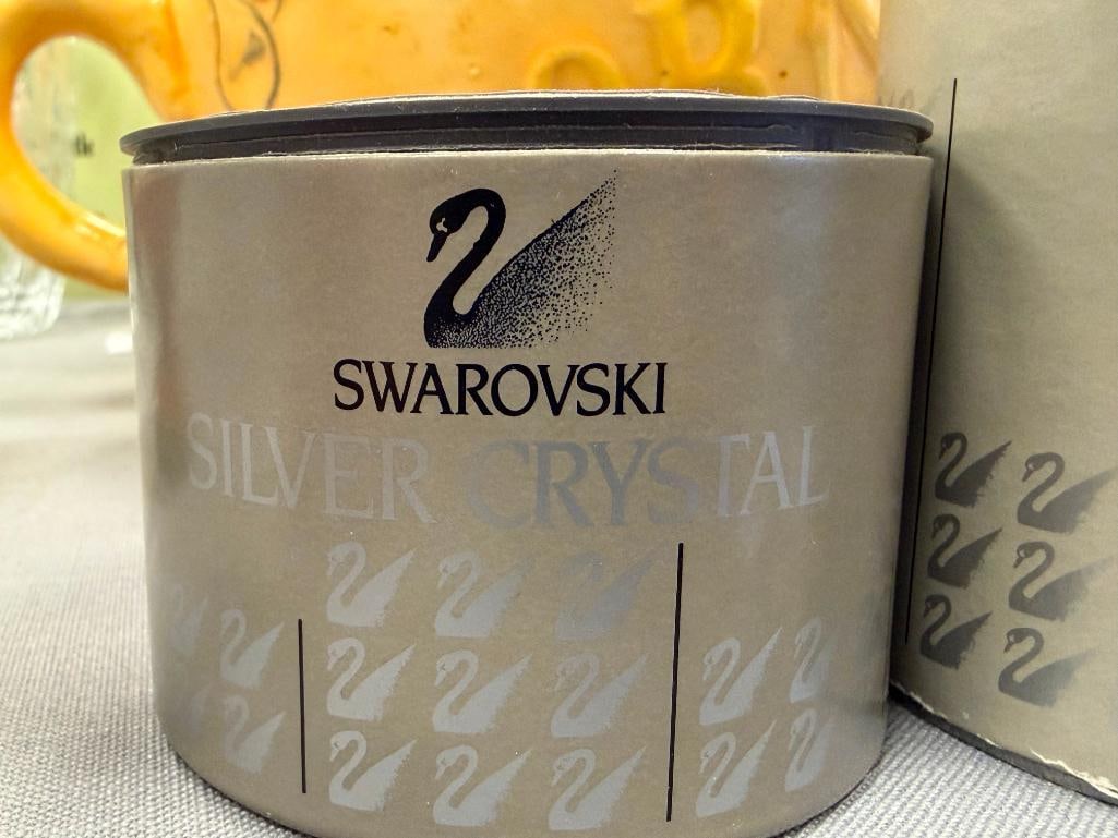 SWAROVSKI CRYSTAL MINIATURE AND SMALL KOALA FIGURINES 7673NR0040 / 7673NR0030 - 7