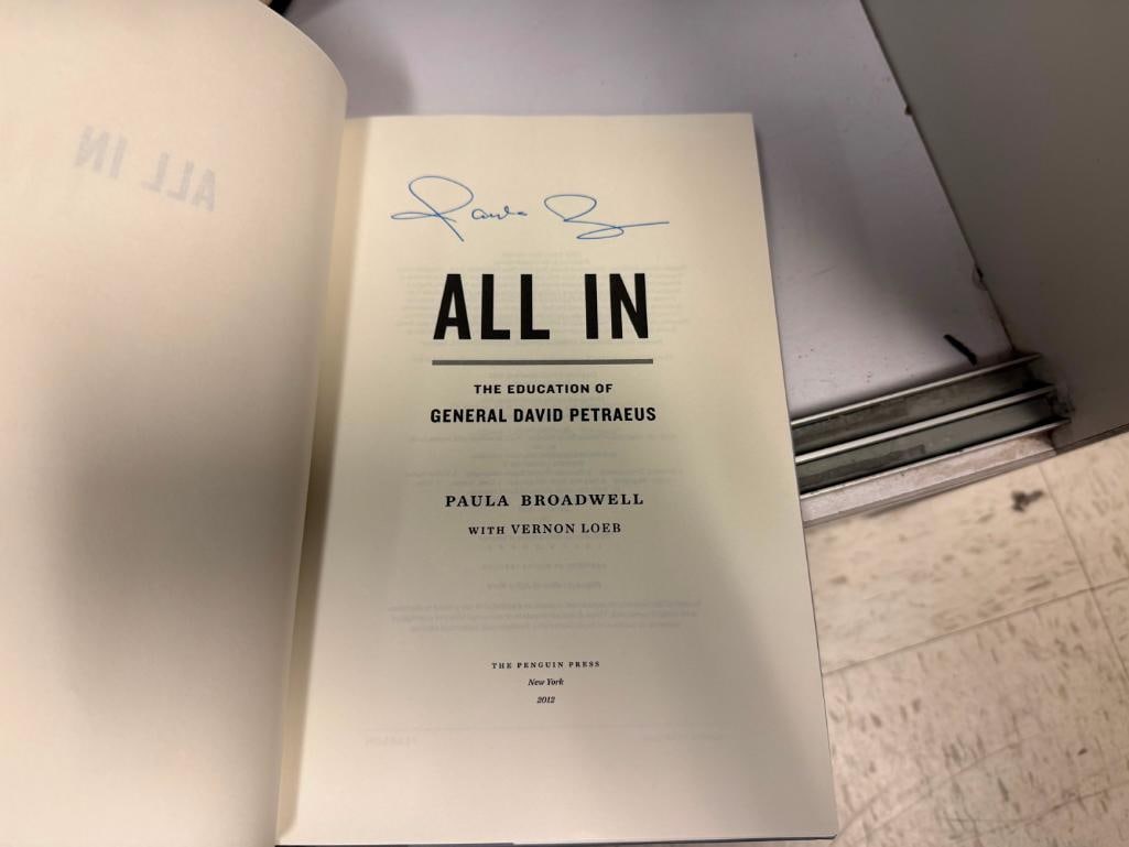 FIVE SIGNED HARDBACK BOOKS FROM AUTHORS TOM CLANCY, TOMMY FRANKS, STEPHEN RODRICK, AND MORE - 4