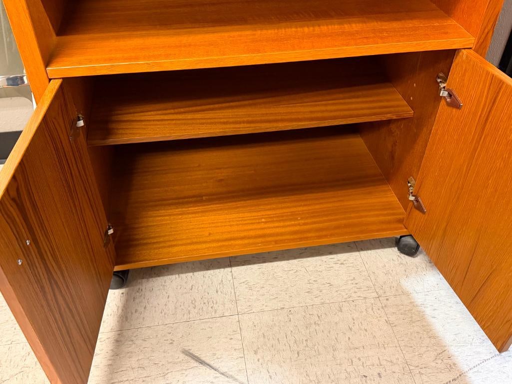 VINTAGE DANISH MID-CENTURY MODERN CLAUSEN & SON SILKEBORG MADE UTILITY CART - 12