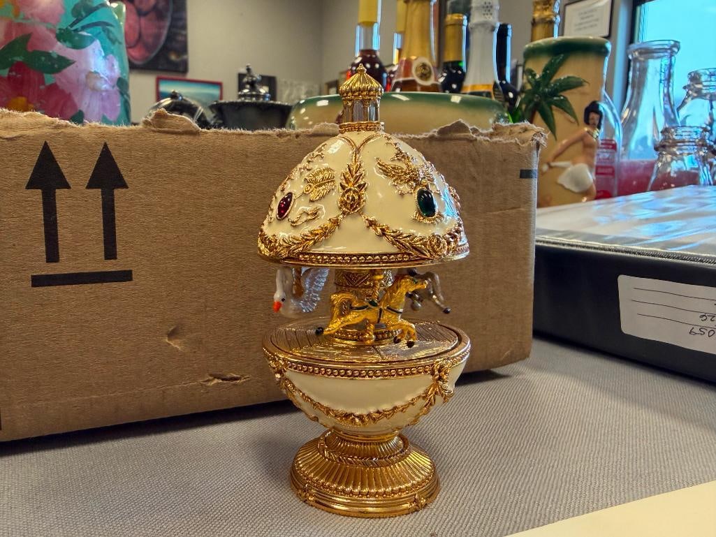 JOAN RIVERS IMPERIAL TREASURES III THE CAROUSEL EGG INSPIRED BY FABERGE - 3