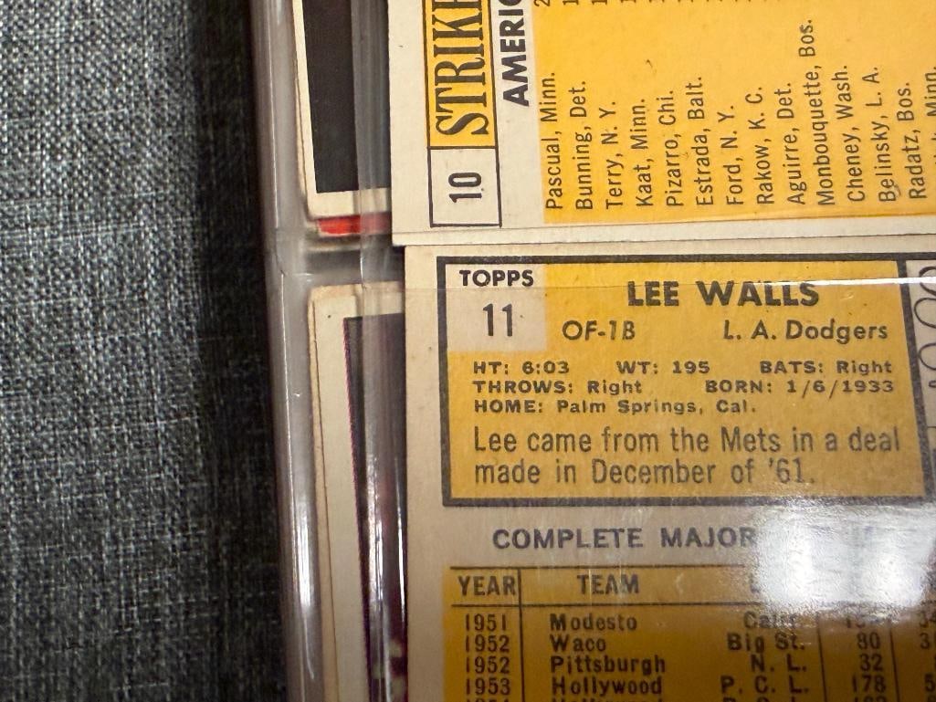 1963 TOPP BASEBALL CARD SET NEAR COMPLETE WITH STARS, HALL OF FAMERS, ROOKIE CARDS - 16
