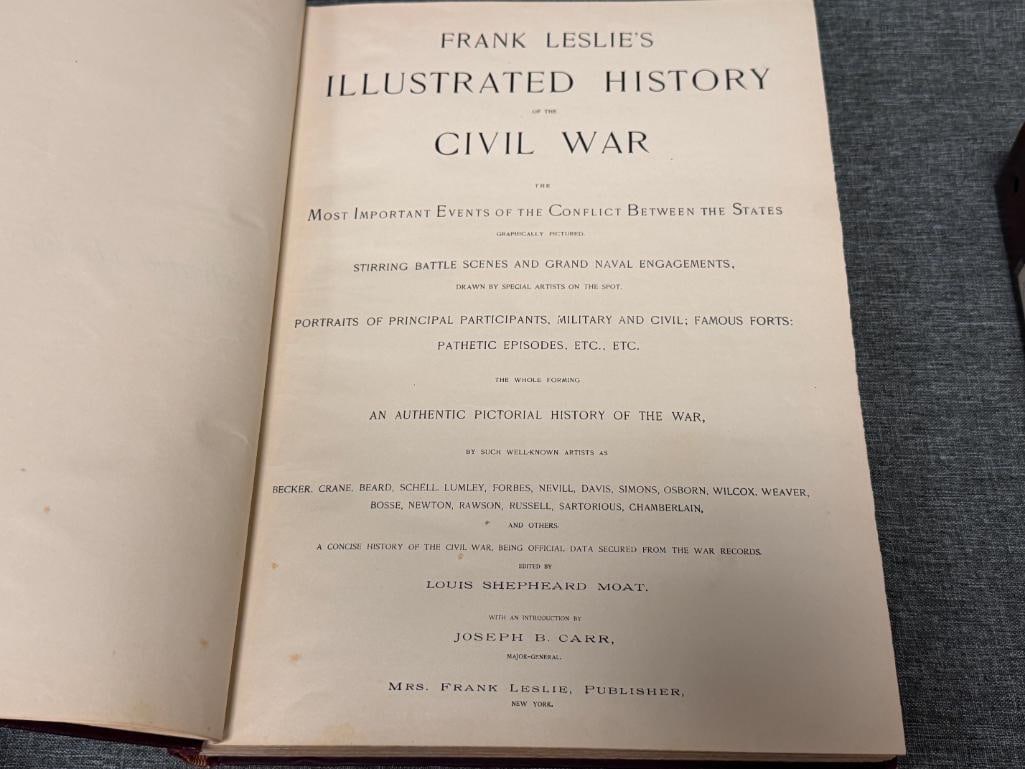 1895 FRANK LESLIE'S ILLUSTRATED HISTORY OF THE CIVIL WAR 1861-1865 MRS. FRANK LESLIE PUBLISHER - 9