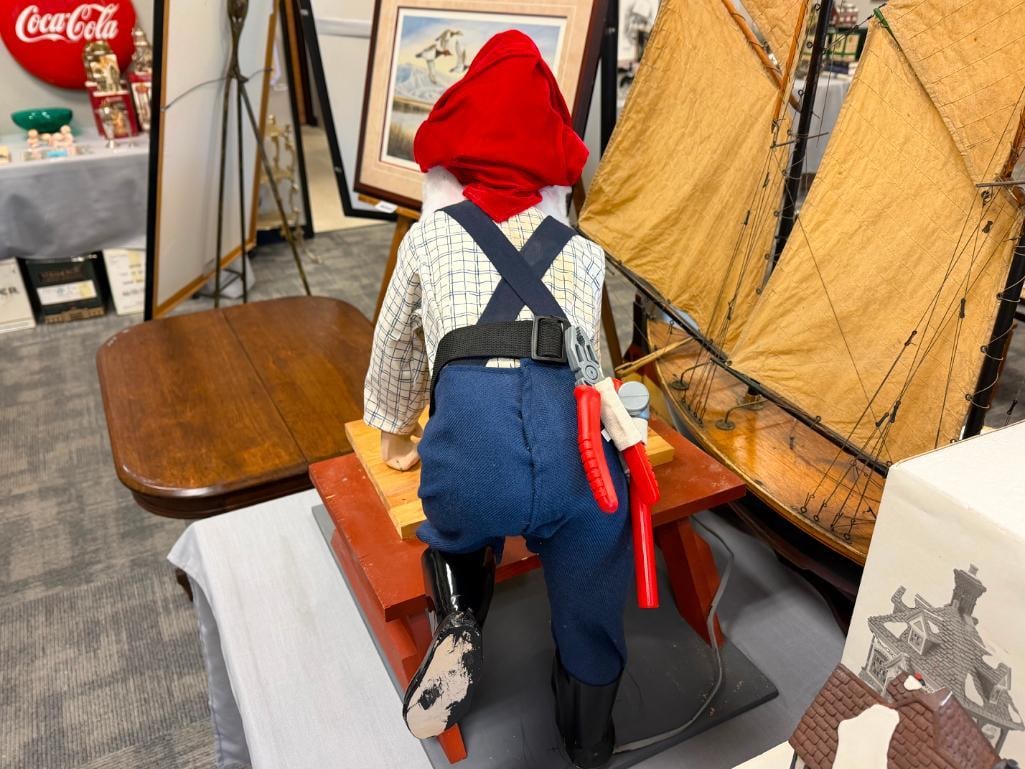 DAVID HAMBERGER ANIMATED GNOME CHRISTMAS HOLIDAY STORE DISPLAY - 8