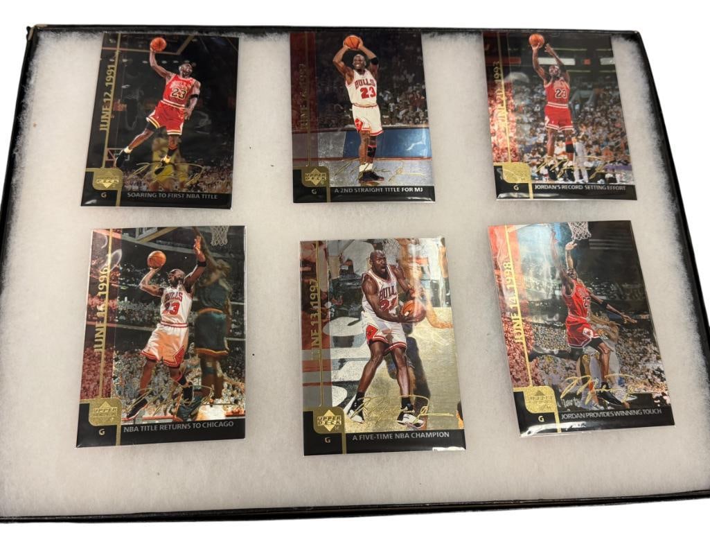 2000 UPPER DECK MICHAEL JORDAN LARGE FORMT GATORADE CARDS 6/12 CARDS (1 of 11)