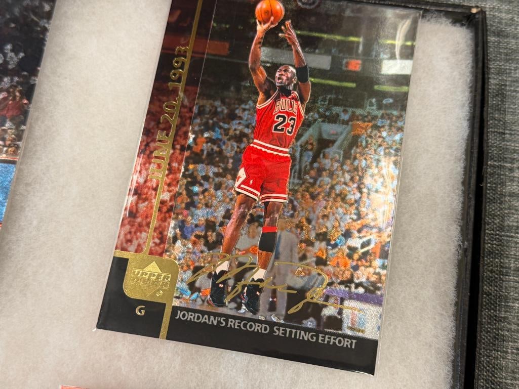 2000 UPPER DECK MICHAEL JORDAN LARGE FORMT GATORADE CARDS 6/12 CARDS - 4